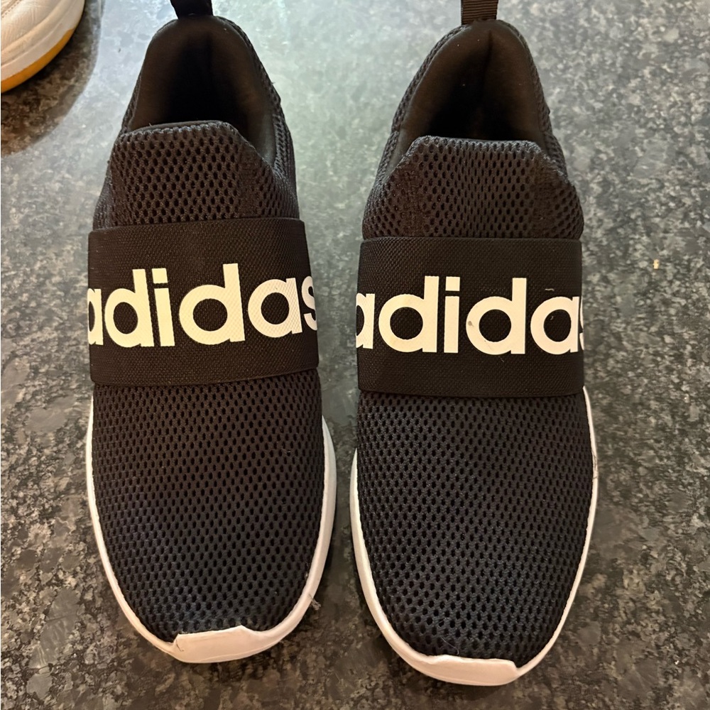 Adidas Black Cloudfoam Lite racer Slip-On sneaker.  Men’s size 9